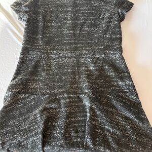 LOFT Gray Textured Dress